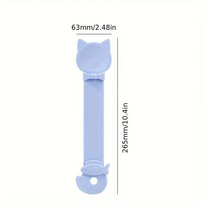 Cat Lickable Food Feeder Spoon – Long-Handle Wet Food Dispenser