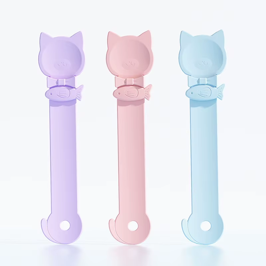 Cat Lickable Food Feeder Spoon – Long-Handle Wet Food Dispenser