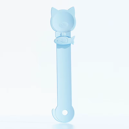 Cat Lickable Food Feeder Spoon – Long-Handle Wet Food Dispenser
