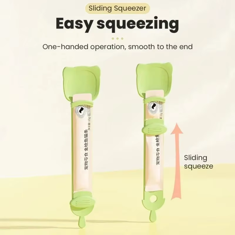 Cat Lickable Food Feeder Spoon – Long-Handle Wet Food Dispenser