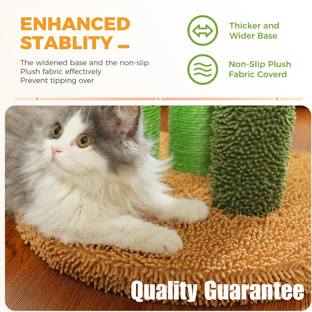 Cat Scratching Post & Tunnel – Fun Activity Center for Indoor Cats