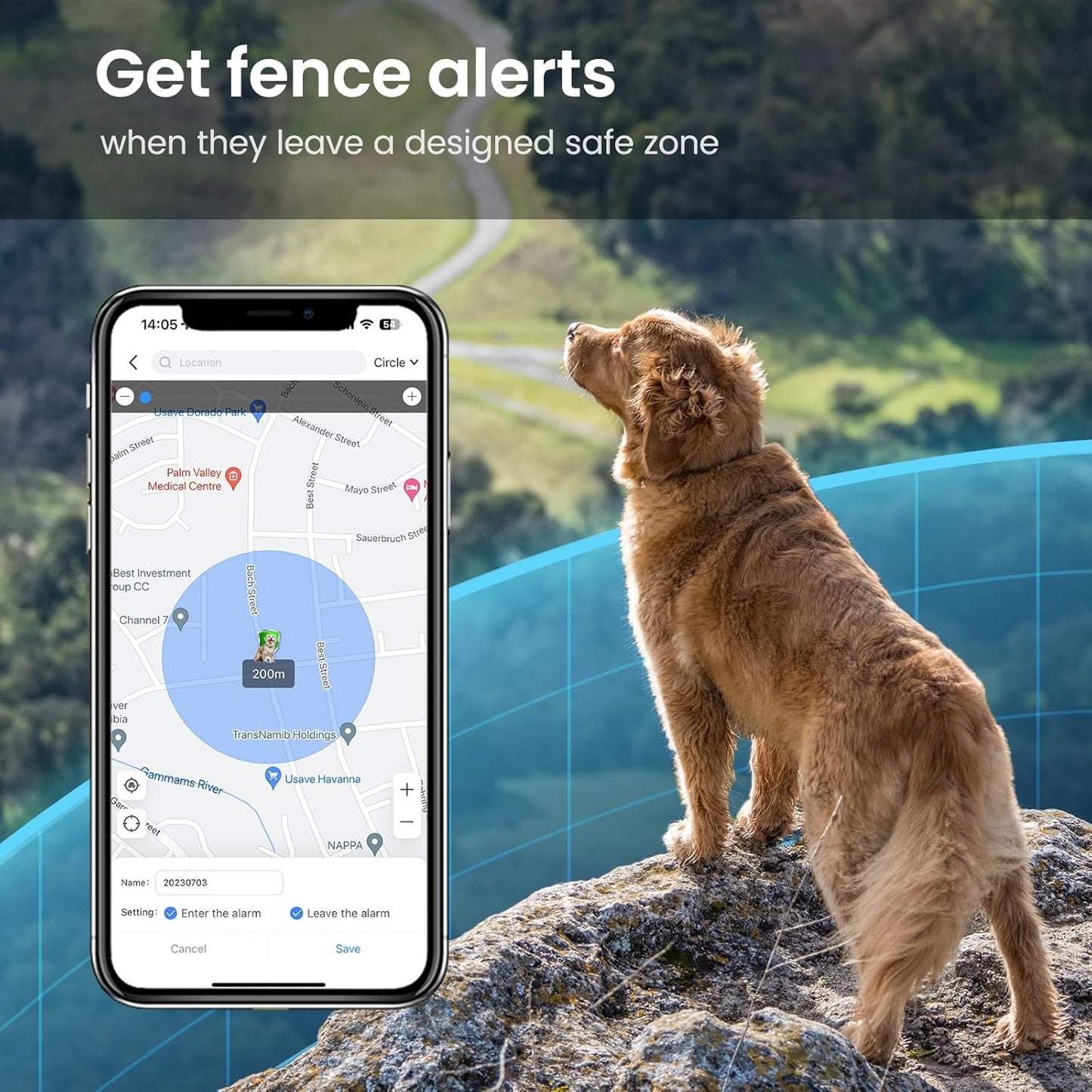 Cat Tracker Mini GPS Pet Tracker for Dogs Cats Waterproof Real-Time Location Tracker Virtual Fence 180 Days Location History 4G Cat Tracker Device for 6.5Lbs+ Pets