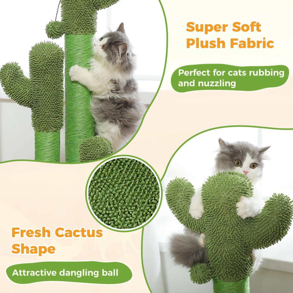 Cat Scratching Post & Tunnel – Fun Activity Center for Indoor Cats