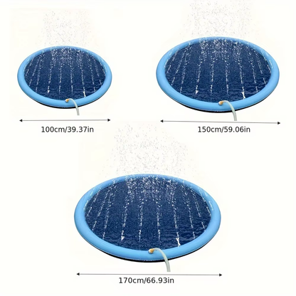 Portable Dog Pool with Built-In Sprinkler – Keep Your Pup Cool Outdoors