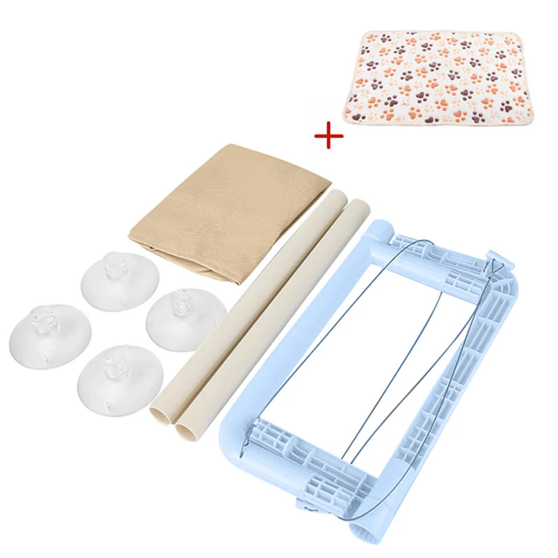 Hanging Cat Bed Pet Cat Hammock Aerial Cats Bed House Kitten Climbing Frame Sunny Window Seat Nest Bearing 20Kg Pet Winter