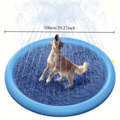 Portable Dog Pool with Built-In Sprinkler – Keep Your Pup Cool Outdoors