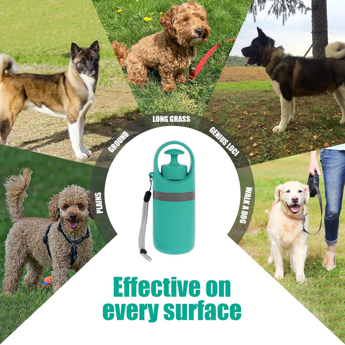 Portable No-Touch Dog Pooper Scooper