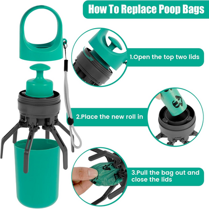 Portable No-Touch Dog Pooper Scooper
