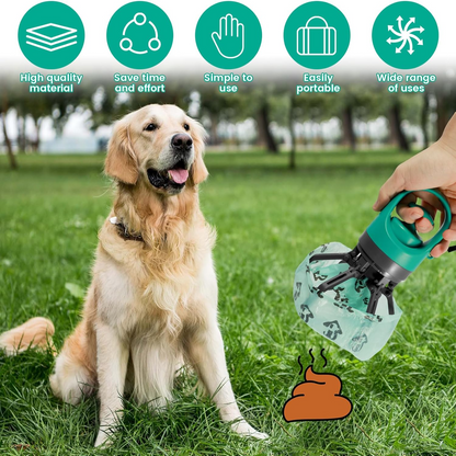 Portable No-Touch Dog Pooper Scooper