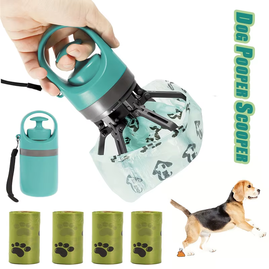 Portable No-Touch Dog Pooper Scooper