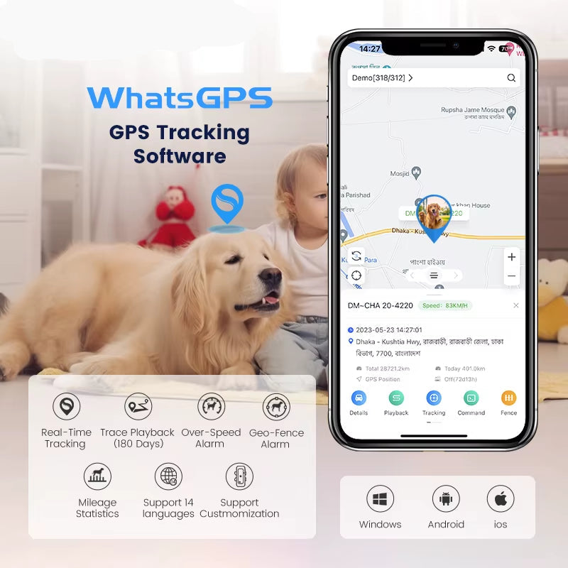 Hot Items Waterproof Best Quality Cheap Price Mini GPS Tracker Dog Pet Tag Smart Finder Locator